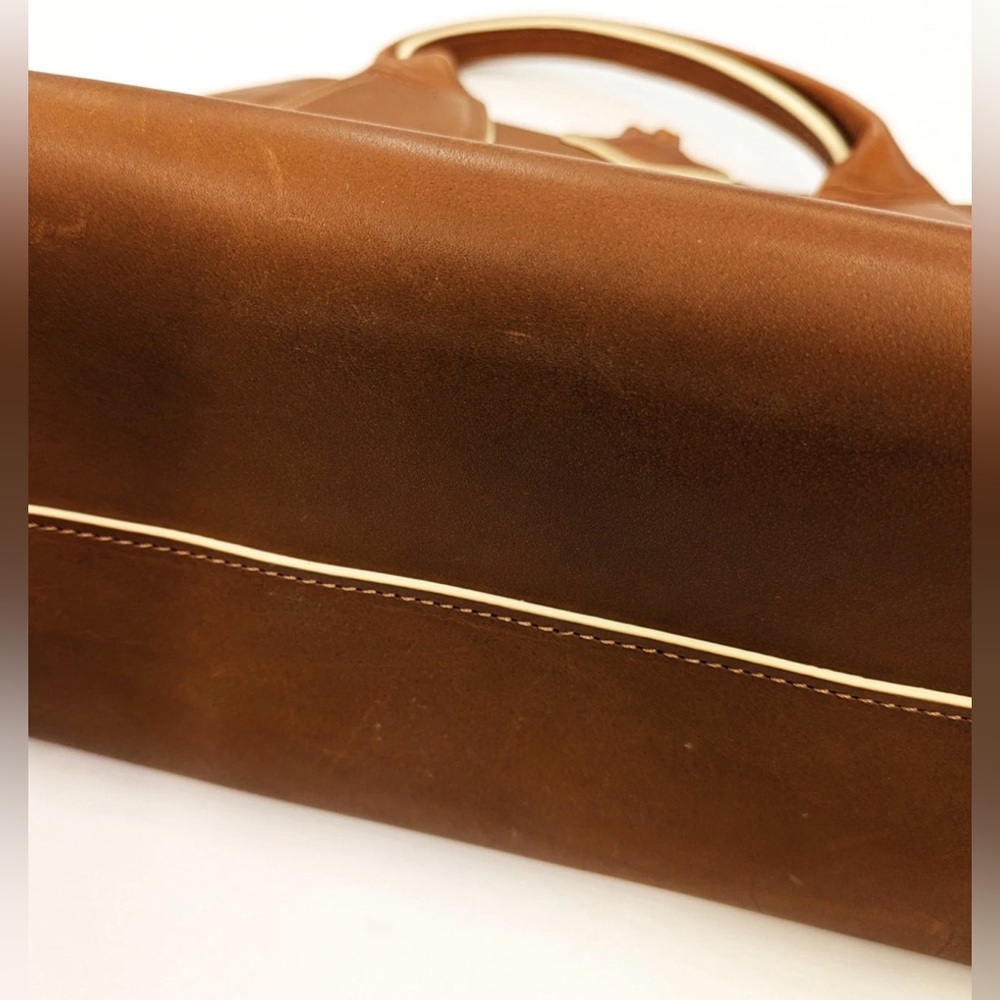 Longchamp Le Roseau leather handbag NWOT - Picture 13 of 16